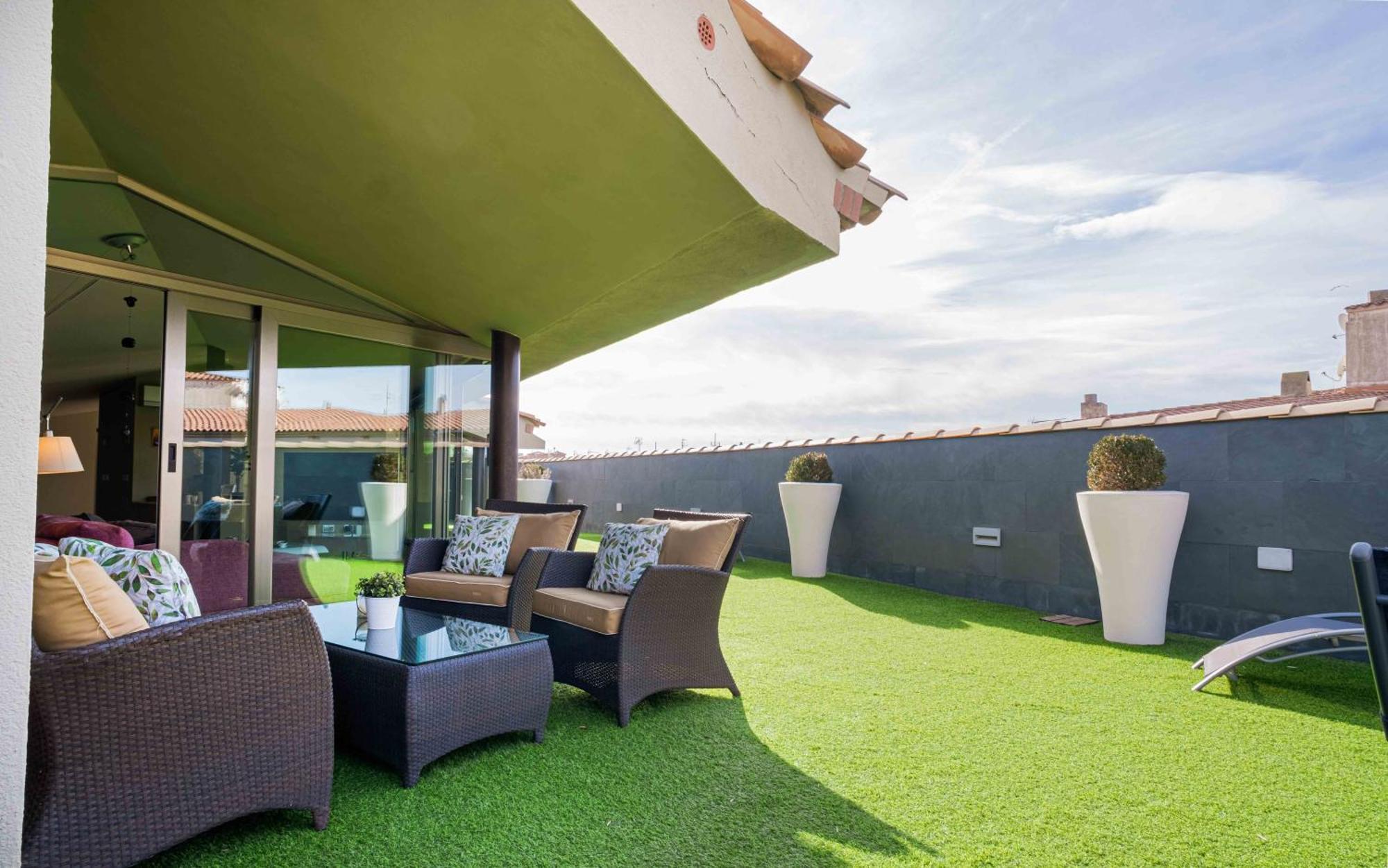 Vakantiehuis Gran Duplex Cerca Del Mar Con Piscina Privada En El Centro De *